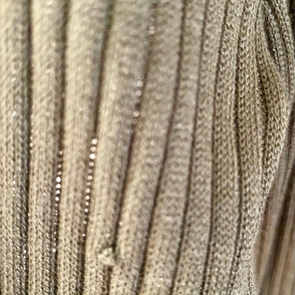 LOFT long open front cardigan. Olive green shade. Size-Small - Picture 5 of 5